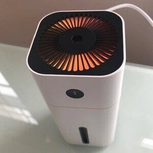 New Portable USB White Humidifier 180 ml Travel Office LED Colors 2 Mist Modes